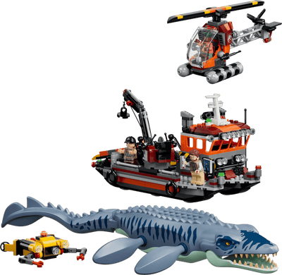 Ataque del Dinosaurio Marino Mosasaurus