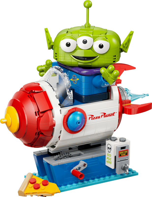 Marcianito con Cohete de Pizza Planet