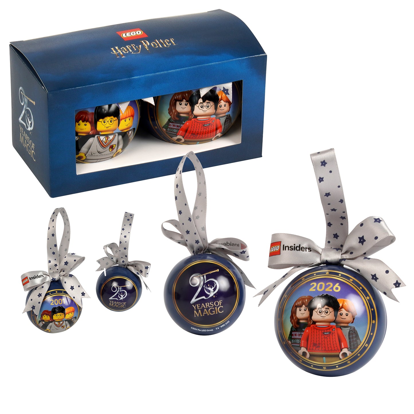 Bolas de Navidad Harry Potter 25 Aniversario