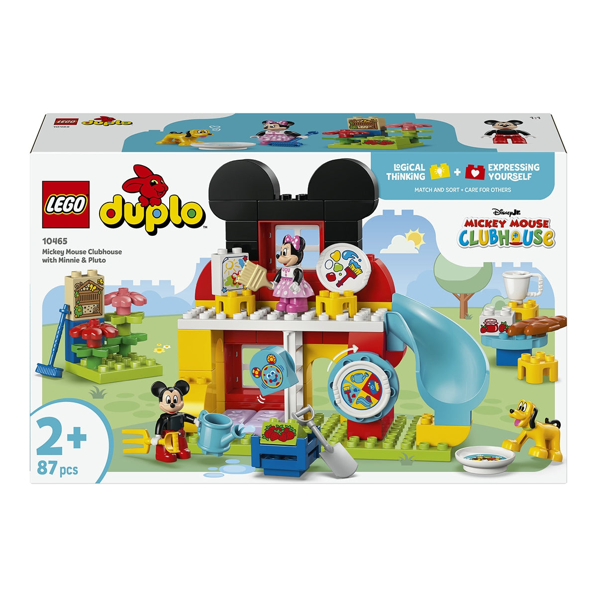 Casa de Mickey Mouse con Minnie y Pluto